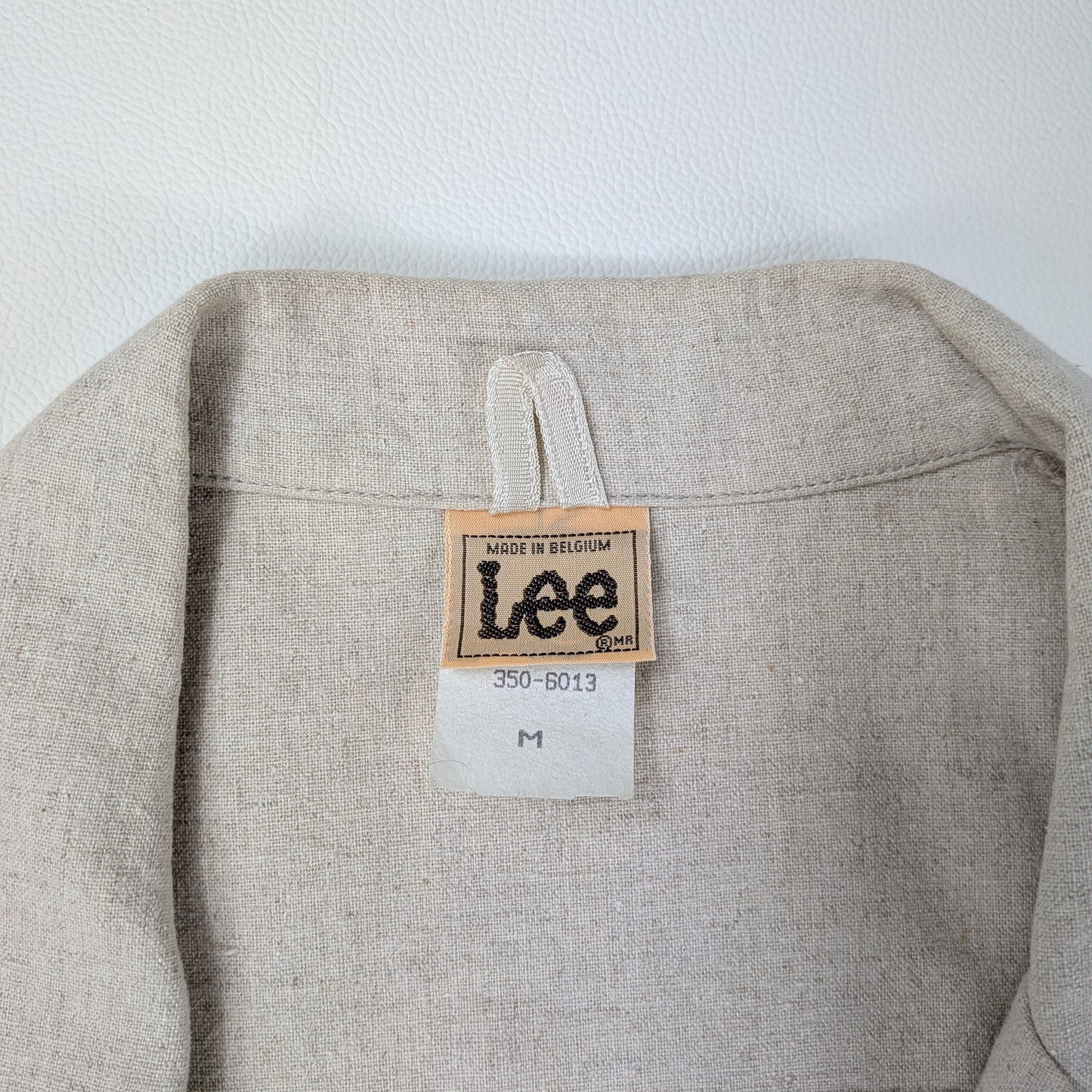 Blazer Lee vintage anni 80 Made in Belgium cotone lino - M