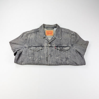 Giacca vintage Levi’s 72334 denim grigio stonewashed - L/XL