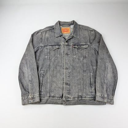 Giacca vintage Levi’s 72334 denim grigio stonewashed - L/XL