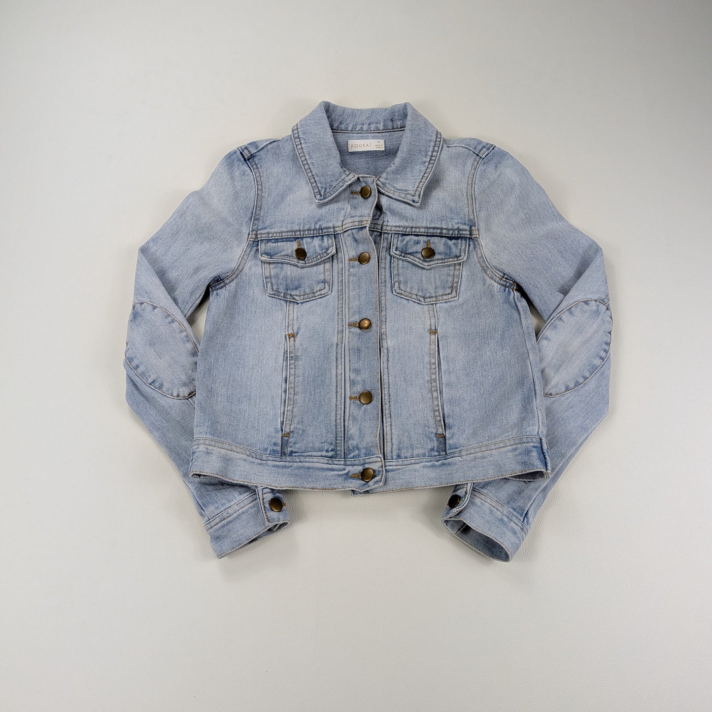 Giacca denim Kookai cropped vintage chic - XXS/XS