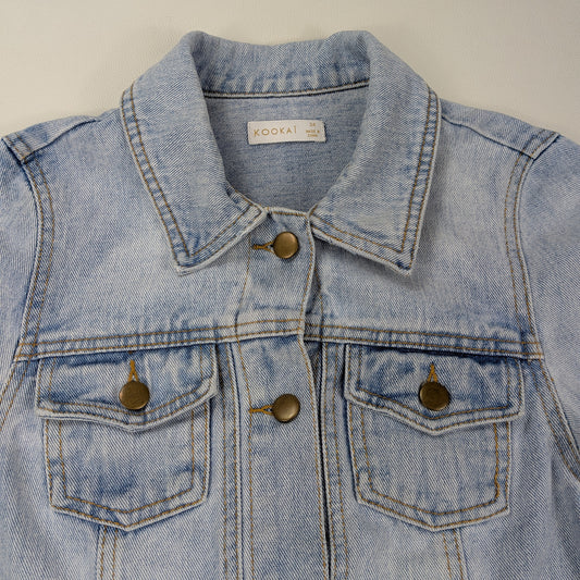 Giacca denim Kookai cropped vintage chic - XXS/XS