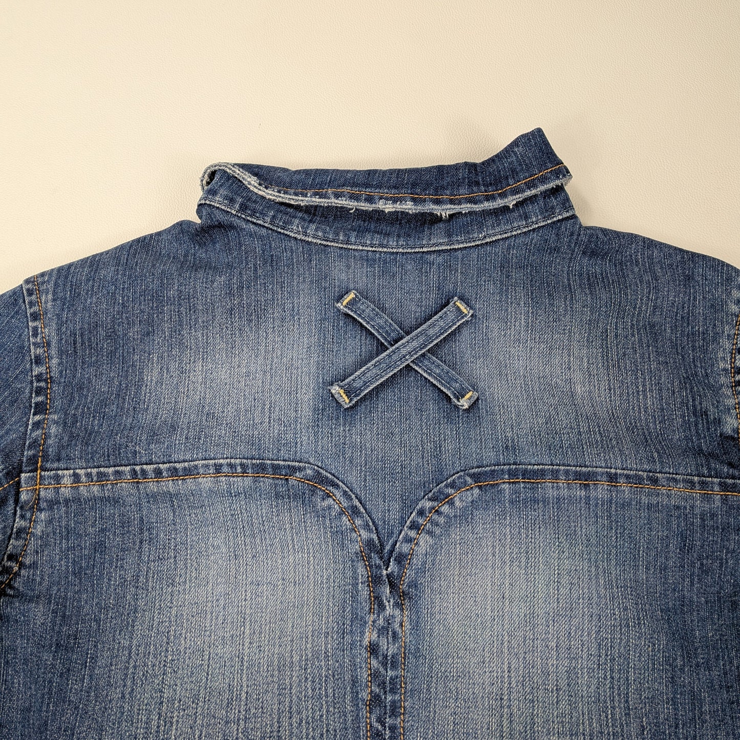 Giacca Levi’s denim vintage Y2K 90s cropped - XS/S