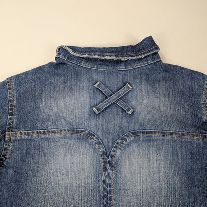 Giacca Levi’s denim vintage Y2K 90s cropped - XS/S