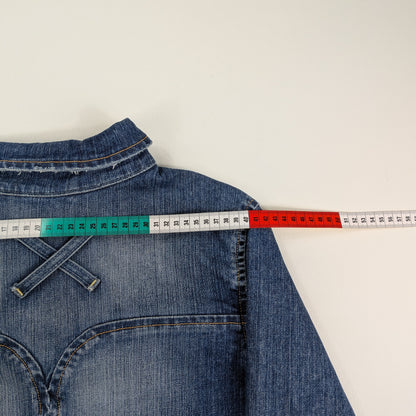Giacca Levi’s denim vintage Y2K 90s cropped - XS/S