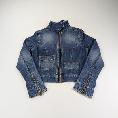 Giacca Levi’s denim vintage Y2K 90s cropped - XS/S