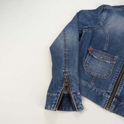 Giacca Levi’s denim vintage Y2K 90s cropped - XS/S