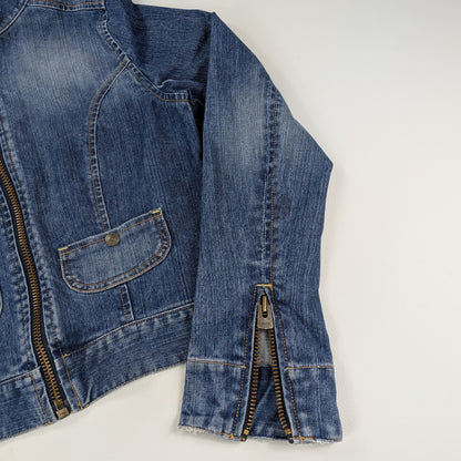 Giacca Levi’s denim vintage Y2K 90s cropped - XS/S
