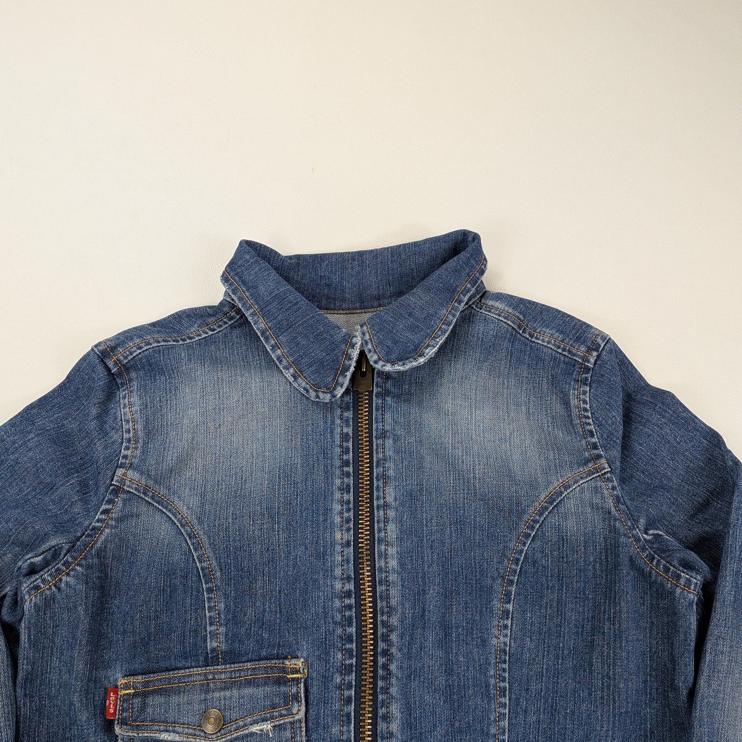 Giacca Levi’s denim vintage Y2K 90s cropped - XS/S