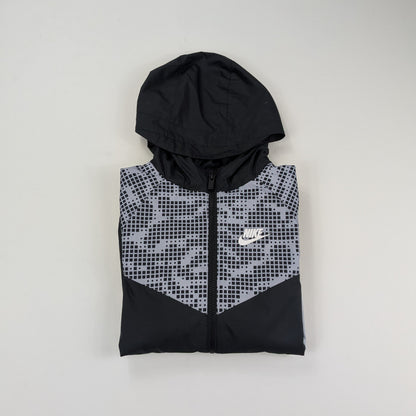 Giacca Nike windbreaker color block pixel pattern - S/M