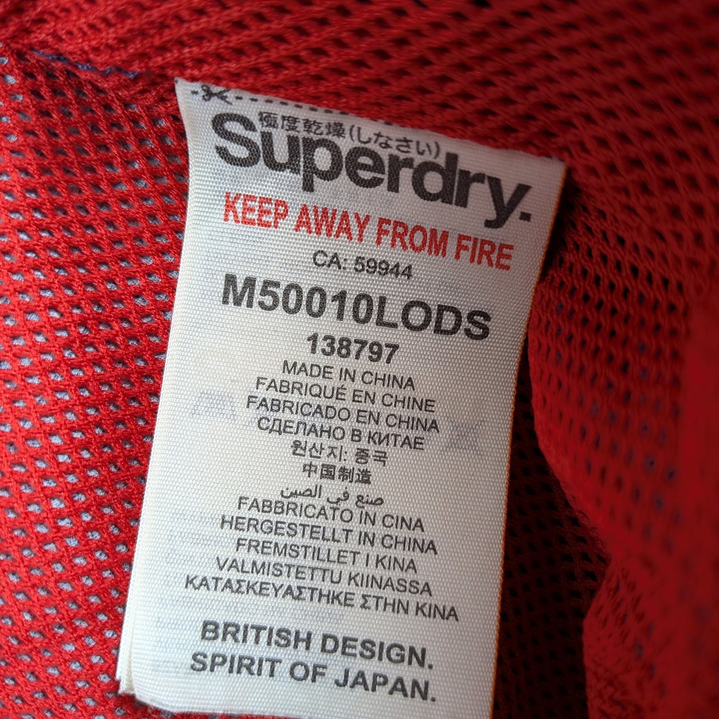 Giacca Superdry Original Windcheater Jkt sportswear japan style - M