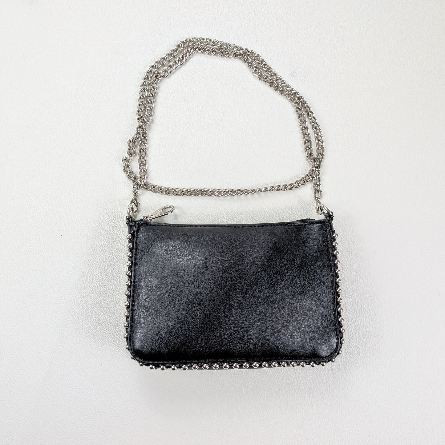 Borsa Stradivarius edgy rock Y2K borchiata