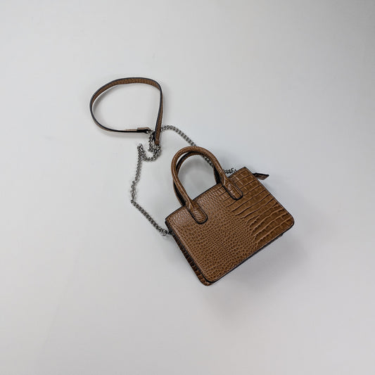 Mini bag vintage Y2K texture effetto pelle esotica