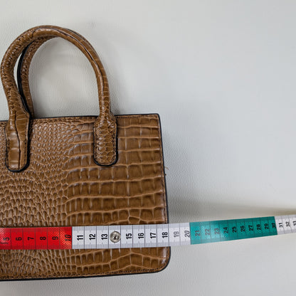 Mini bag vintage Y2K texture effetto pelle esotica
