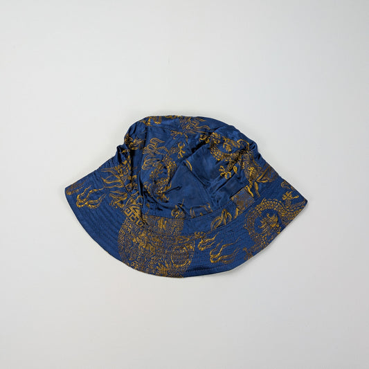 Cappellino bucket rayon blu intenso streetwear festival - M