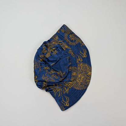 Cappellino bucket rayon blu intenso streetwear festival - M