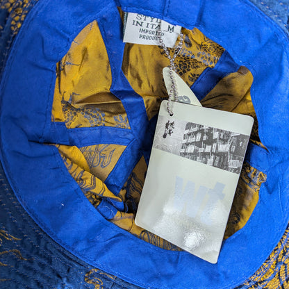 Cappellino bucket rayon blu intenso streetwear festival - M