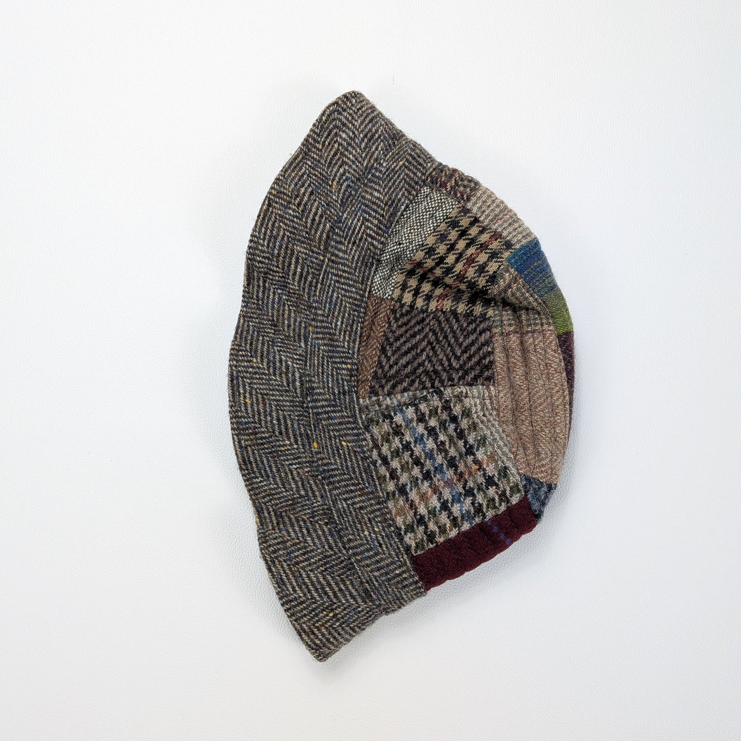 Cappello artigianale Hanna Hats 100% lana Irish Donegal Tweed - L