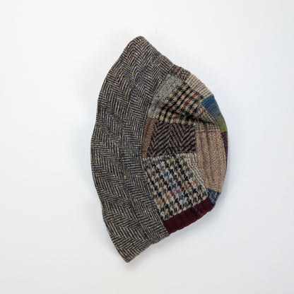 Cappello artigianale Hanna Hats 100% lana Irish Donegal Tweed - L
