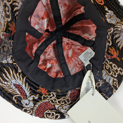 Cappellino bucket in rayon orientale streetwear skate - M