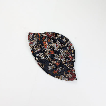Cappellino bucket in rayon orientale streetwear skate - M