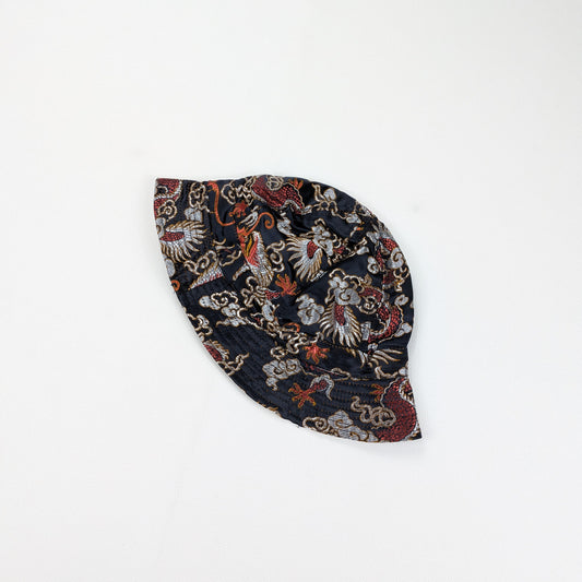 Cappellino bucket in rayon orientale streetwear skate - M