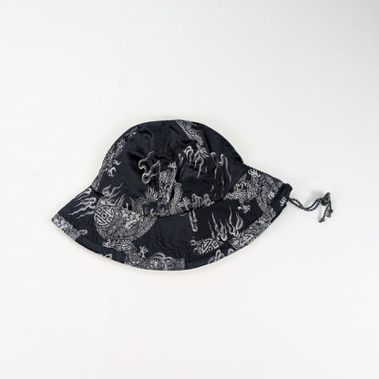 Cappello bucket rayon orientale dragon Y2K skate streetwear - L