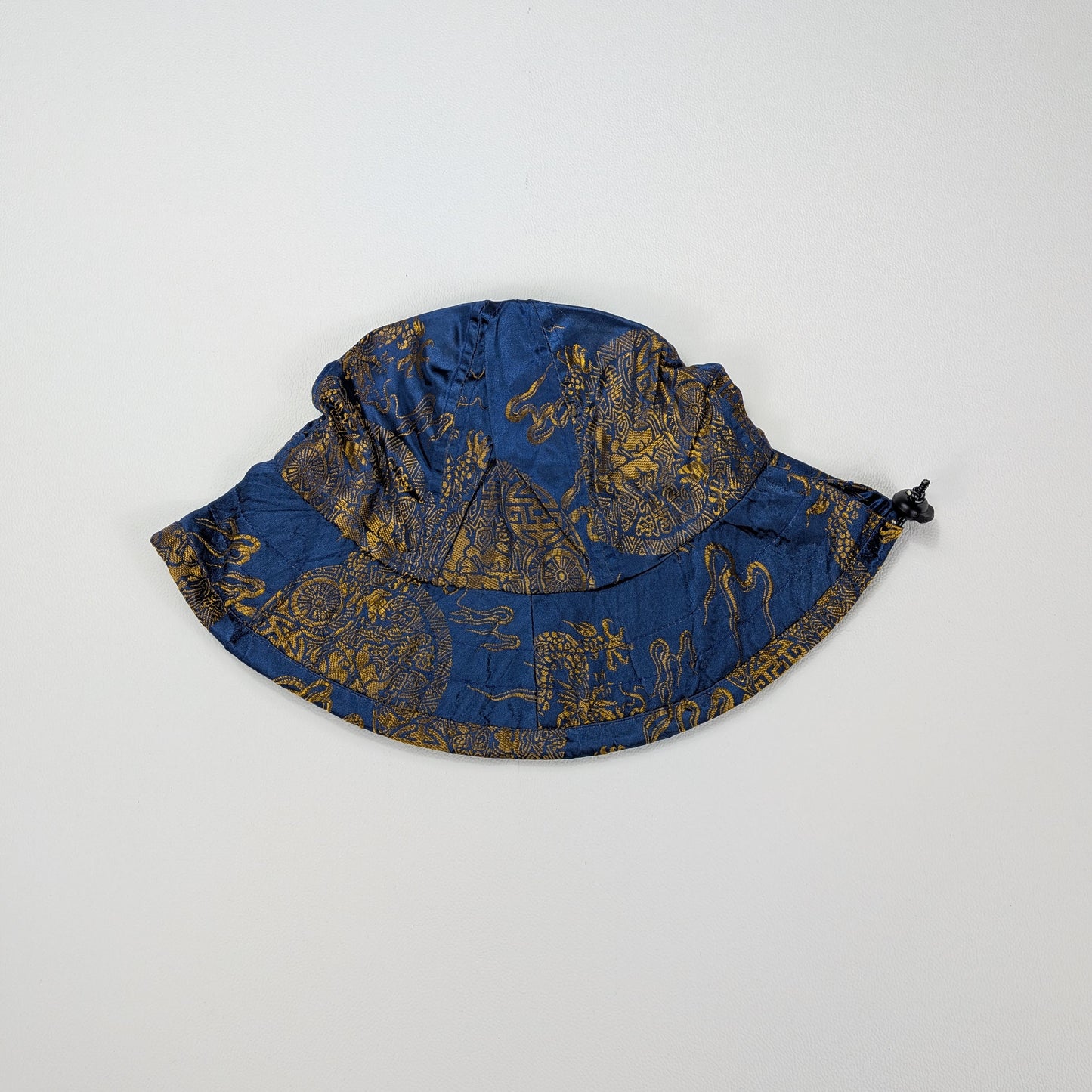 Cappellino bucket blu rayon grafica dragon streetwear - M