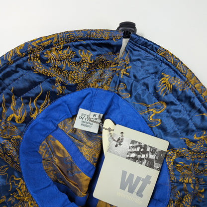 Cappellino bucket blu rayon grafica dragon streetwear - M