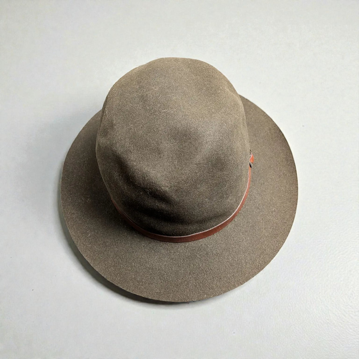 Cappello vintage Thomas Gardener in feltro di vera pelliccia di alta qualità