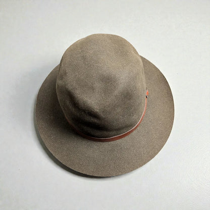 Cappello vintage Thomas Gardener in feltro di vera pelliccia di alta qualità