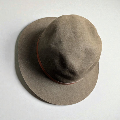 Cappello vintage Thomas Gardener in feltro di vera pelliccia di alta qualità