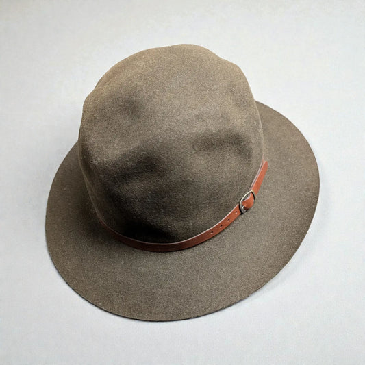 Cappello vintage Thomas Gardener in feltro di vera pelliccia di alta qualità