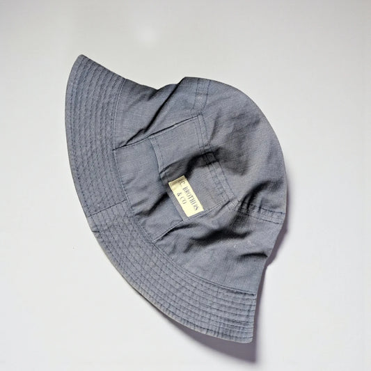 Cappello bucket workwear vintage blu navy
