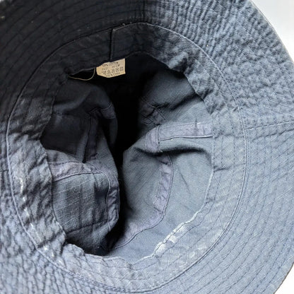 Cappello bucket workwear vintage blu navy