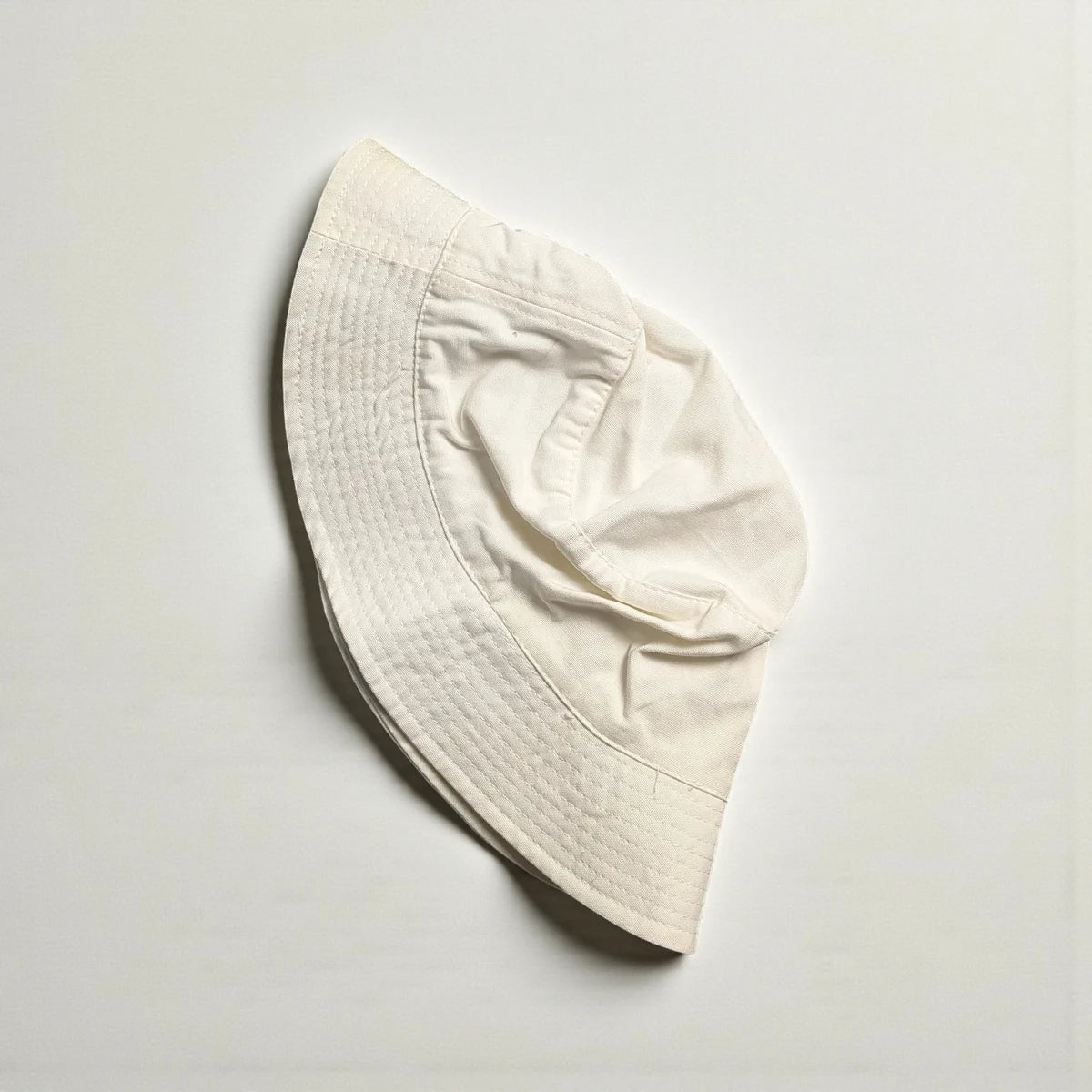 Cappello bucket vintage bianco panna - XL