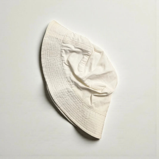 Cappello bucket vintage bianco panna - XL
