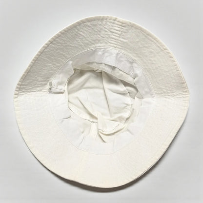 Cappello bucket vintage bianco panna - XL