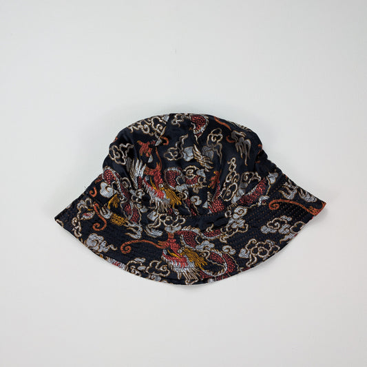 Cappellino bucket in rayon orientale streetwear skate - L