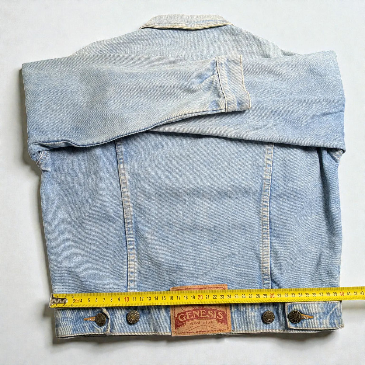 Giacca in jeans vintage Genesis anni ’90 - S
