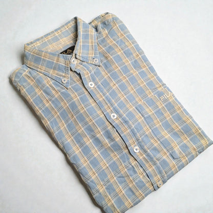 Camicia vintage Fila a quadri in cotone - S/M