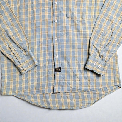 Camicia vintage Fila a quadri in cotone - S/M
