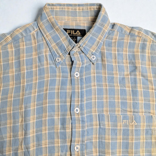 Camicia vintage Fila a quadri in cotone - S/M