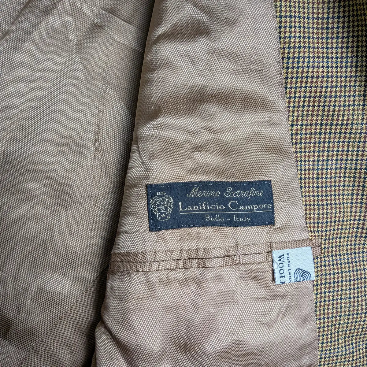 Blazer vintage made in Italy in lana merino - L/XL
