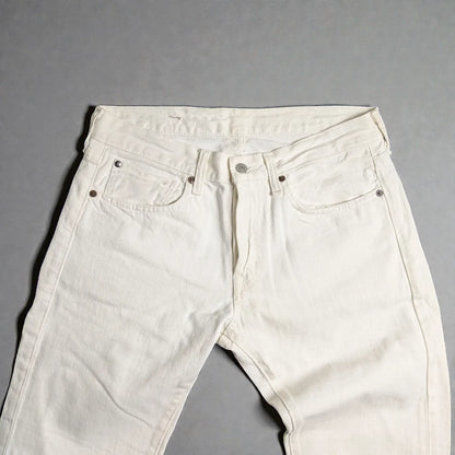 Jeans vintage Ralph Lauren in denim bianco - M/L