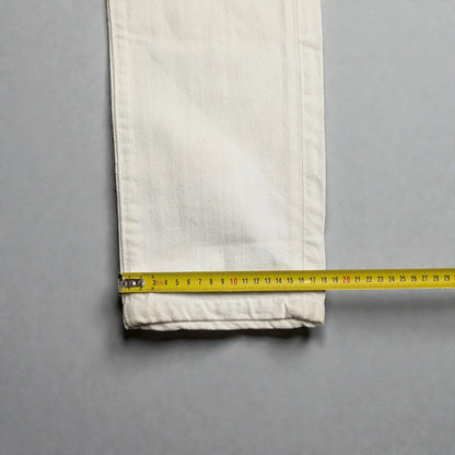 Jeans vintage Ralph Lauren in denim bianco - M/L