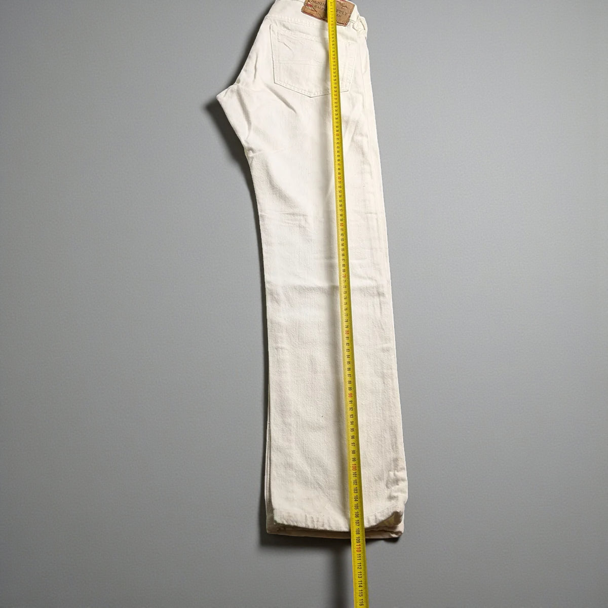Jeans vintage Ralph Lauren in denim bianco - M/L