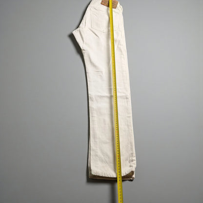 Jeans vintage Ralph Lauren in denim bianco - M/L