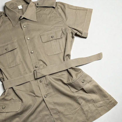 Camicia vintage safari workwear style - M