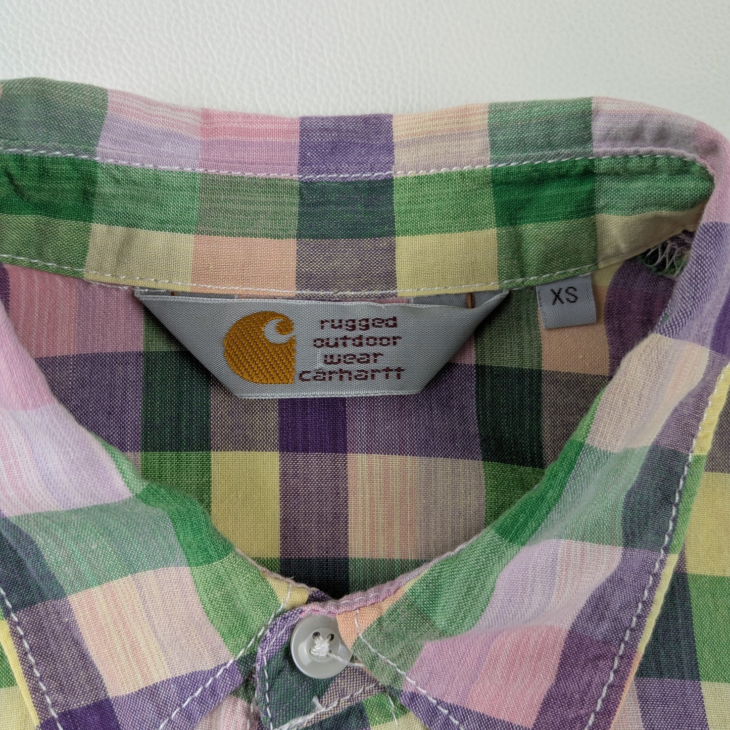 Carhartt Women's Vintage Checkered Shirt - XS