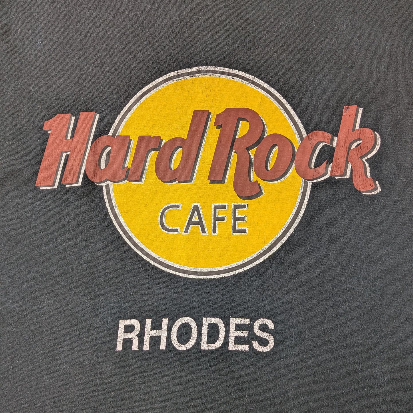 T-shirt vintage Hard Rock Cafe Rhodes by Starworld - M